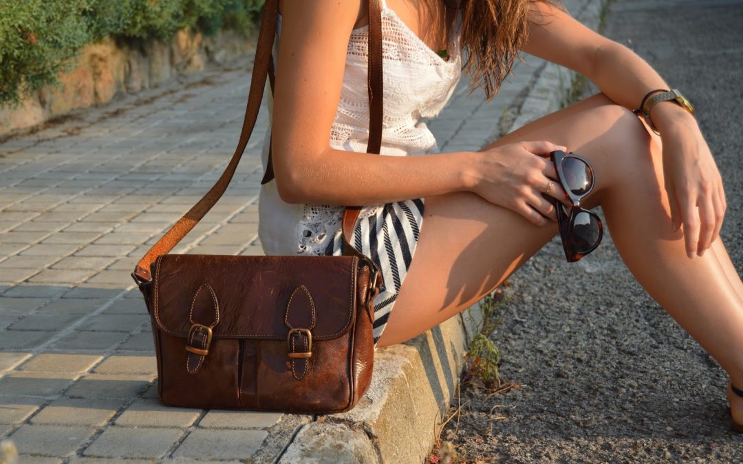 White and blue stripes
