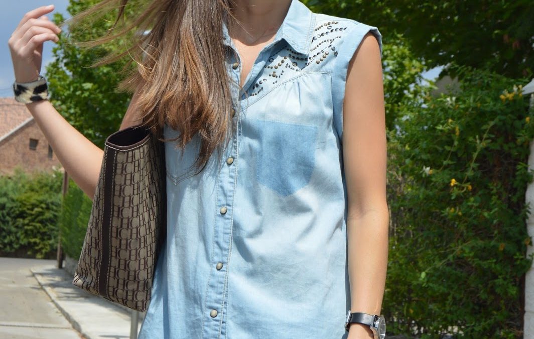 SEPTEMBER’S 1st Outfit: Lace, Denim, CH and Leopard