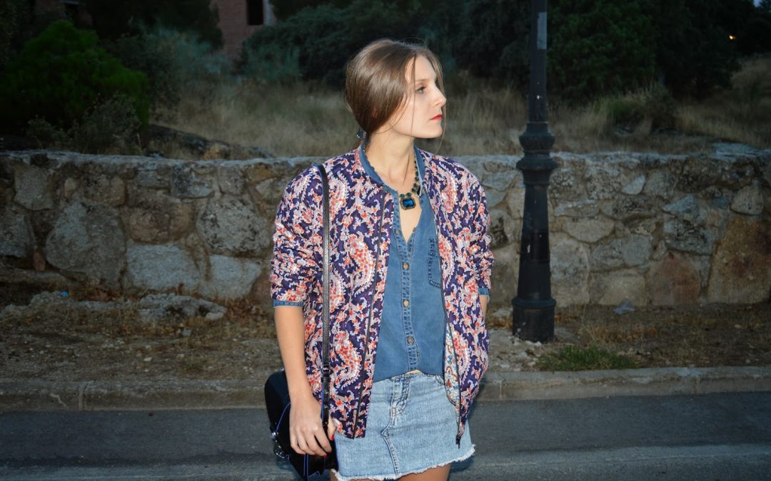 Denim & Denim Over Print