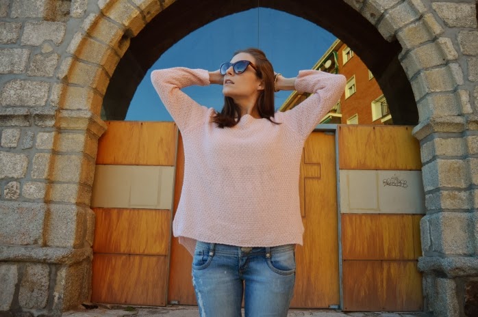 Pink and brown combo