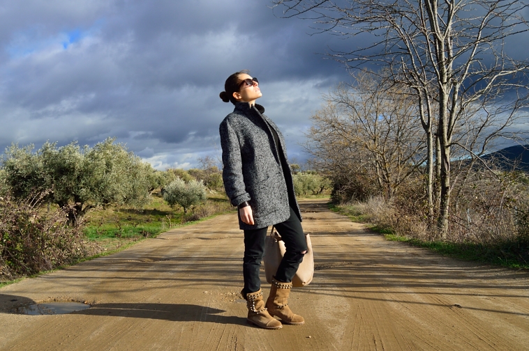 Brown all terrain boots