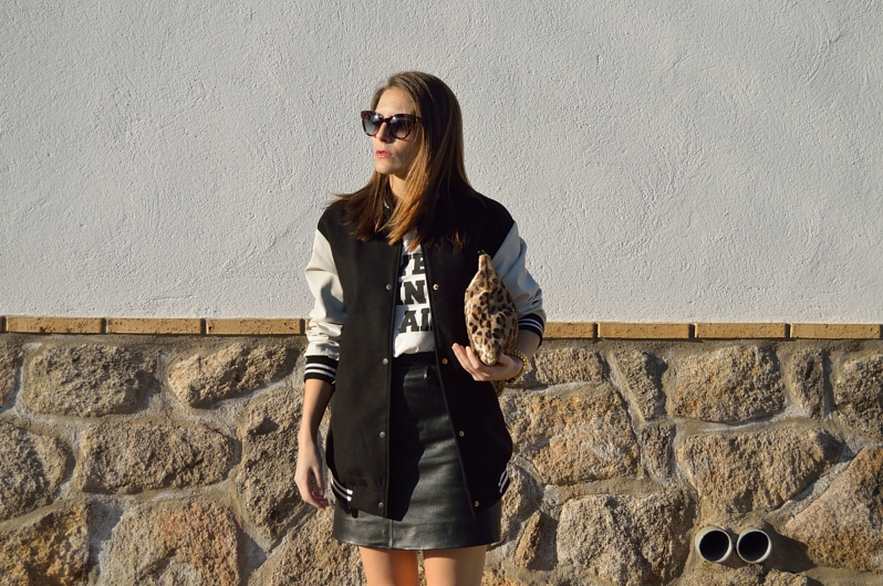 Love in black w/ a pop of leopard