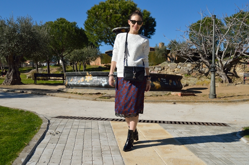 Wearing the spring trend: A midi skirt