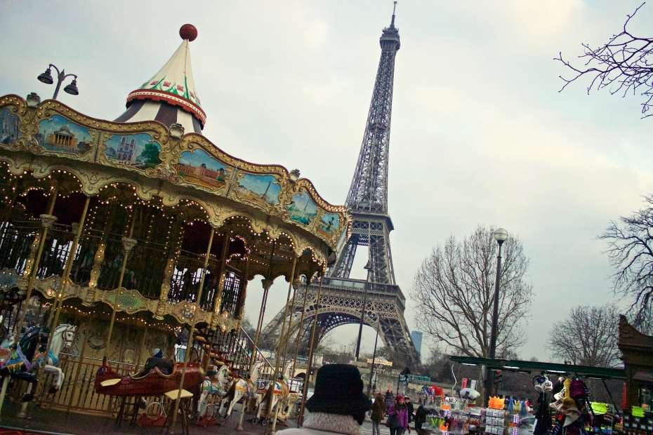 A tourist in Paris