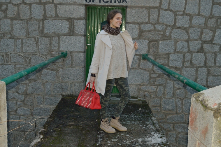 Wearing my old boots